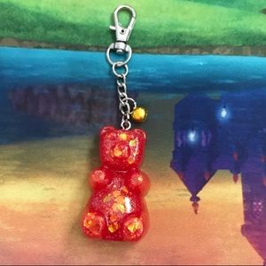 Red Gummy Bear Keychain #2